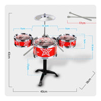 Children's Jazz Drum Toy Easy to Assemble Percussion Instrument