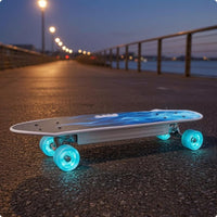 Aquatic-Animal-shapedShaped Skateboard Printed Graphic Sports Gear Aluminum