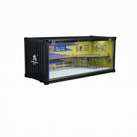 Container Repair Shop ABS Mini Garage Display Detailed
