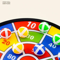 Sticky Ball Dartboard Foldable Safe Target Game Parent-Child Interaction