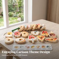 Hand-Eye Coordination Fruit and Vegetable Lacing Beads Food Threading Toy Threading and Lacing Toy Colorful