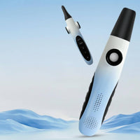 Handheld Electric Kazoo Tone Adjustable Music Device Blue-White Gradient