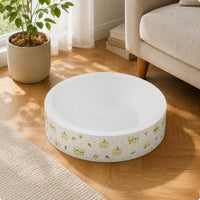 Feline Scratcher Bed Raised Wall Feline Lounging Nest Layered Scratching Surface
