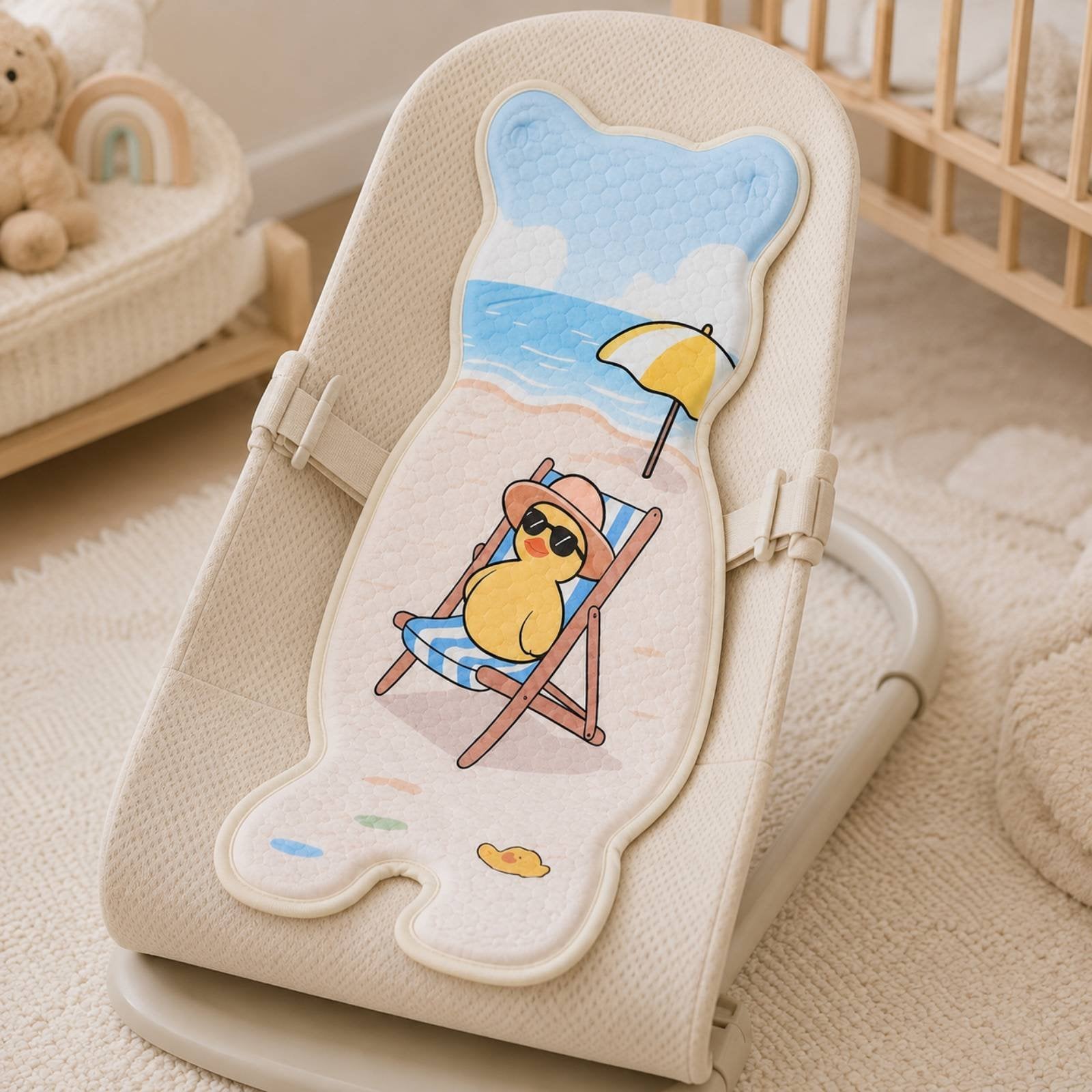 Stroller Cooling Pad Comfortable Stroller Cooling Mat Skin-Friendly for Outdoor