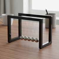 Newton's Cradle Science Education Premium Desk Toy Perpetual Motion Illusion