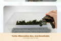 Turtle hibernation box, winter shelter