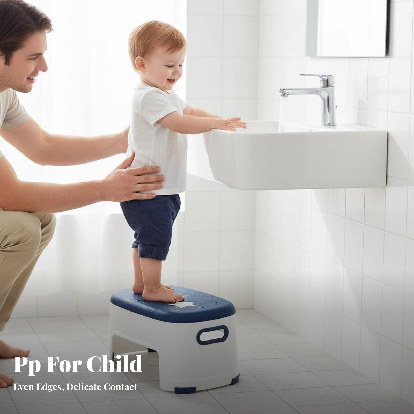 toddler's Stepping Block Anti-Slip Step Stool Strong Load-Bearing for Bathroom