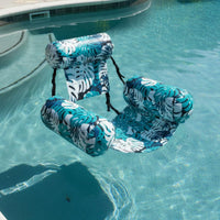Inflatable Pool Lounger Lightweight Water Swing Chair Compact for Grown-Ups