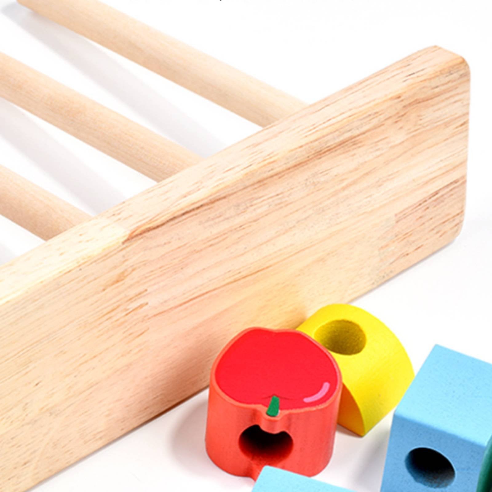 Educational Stacking Beads Preschool Learning Stacking Bead Toy Early Education