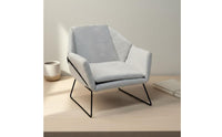1/6 Scale Textile Armchair Artisan-Made Miniature Armchair Model European