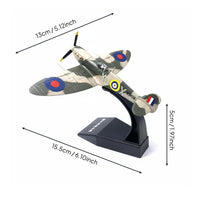 WW2 Fighter Aircraft Model Die-Cast Metal Diecast Fighter Plane