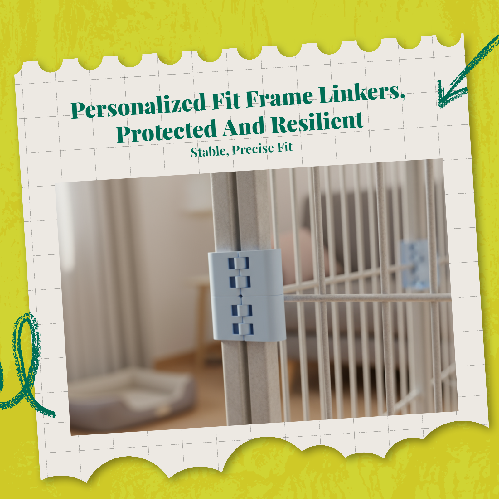Plastic Joiners for Pet Enclosures, Corner Buckles for Pet Playpens, Easy to Assemble, sturdy, Versatile