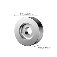 45 RPM Adapter Machined Metal Audio Accessory Round Circle