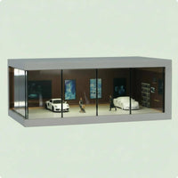 Parking Garage Display Scene Detailed Scene Design 1:64 Car Display Case