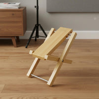Adjustable Guitar Footrest Foldable Folding Guitar Footstool Wood Adjustable Foot Rest for Beginners, Rehearsal Performance