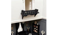Dollhouse Balcony Shelf Turned Spindles 1:12 Scale Shelf Curved Brackets