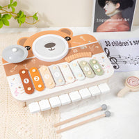 Electronic Piano Drum Colorful Musical Activity Table STEAM Activities