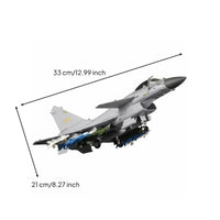 1:48 Scale J- Fighter Jet Collectible J- Jet Display Realistic Model Diecast Fighter Plane Model for Aviation Fans, Collection Showcase