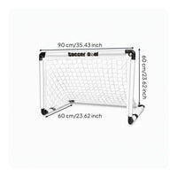 Foldable Soccer Goal Easy to Set up Sports Toy Indoor Outdoor for Park, Toddlers