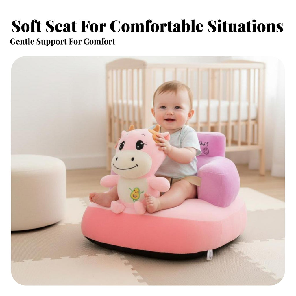 Furry Creature Sofa Chair Soft and Comfortable Baby Floor Seat Easy to Clean