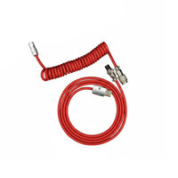 Connector Keyboard Cable High Speed Data Transfer Coiled Keyboard Cable for Gaming Enthusiasts, Gaming Environment, Office Desk
