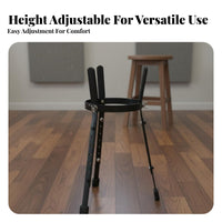 African Drum Stand Universal Fit African Hand Drum Stand Adjustable Height Percussion Hardware for Beginners, Stage Performance, Studio Audio Capture