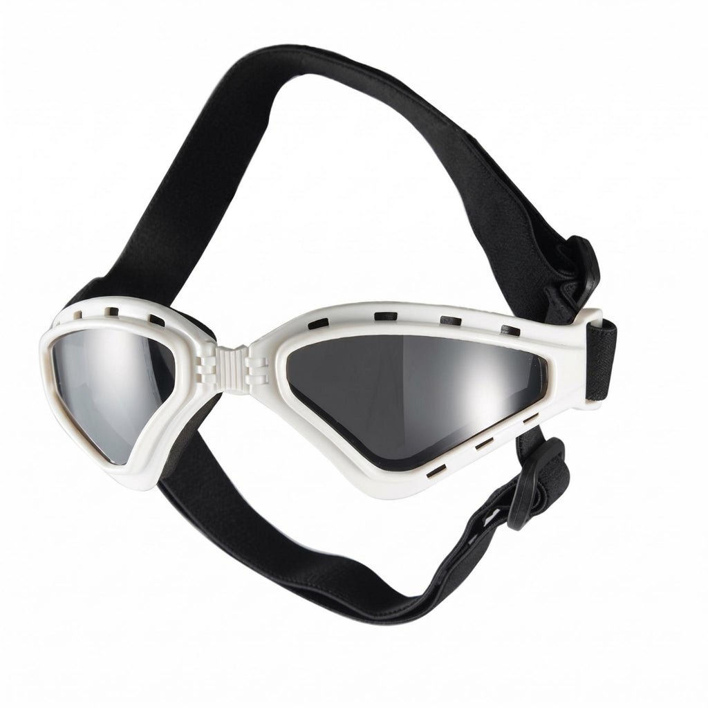 Triangular Dog Goggles Tinted Lenses Dog Goggles Adjustable Strap for Outdoor