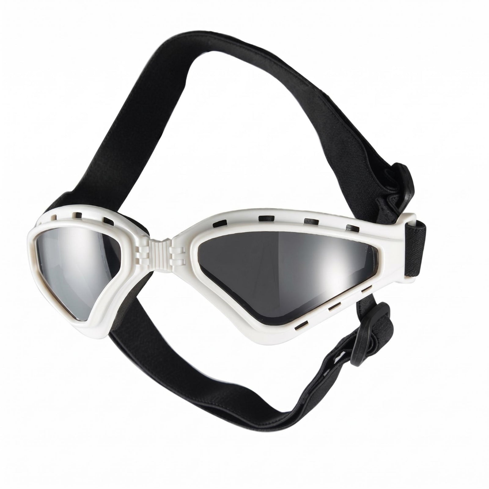 Triangular Dog Goggles Tinted Lenses Dog Goggles Adjustable Strap for Outdoor