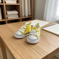 5cm Doll Canvas Shoes Real Shoelaces Miniature Sneakers Realistic Details