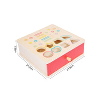 Educational Sorting Box Smooth Finish Token Insertion Toy Sensory Play