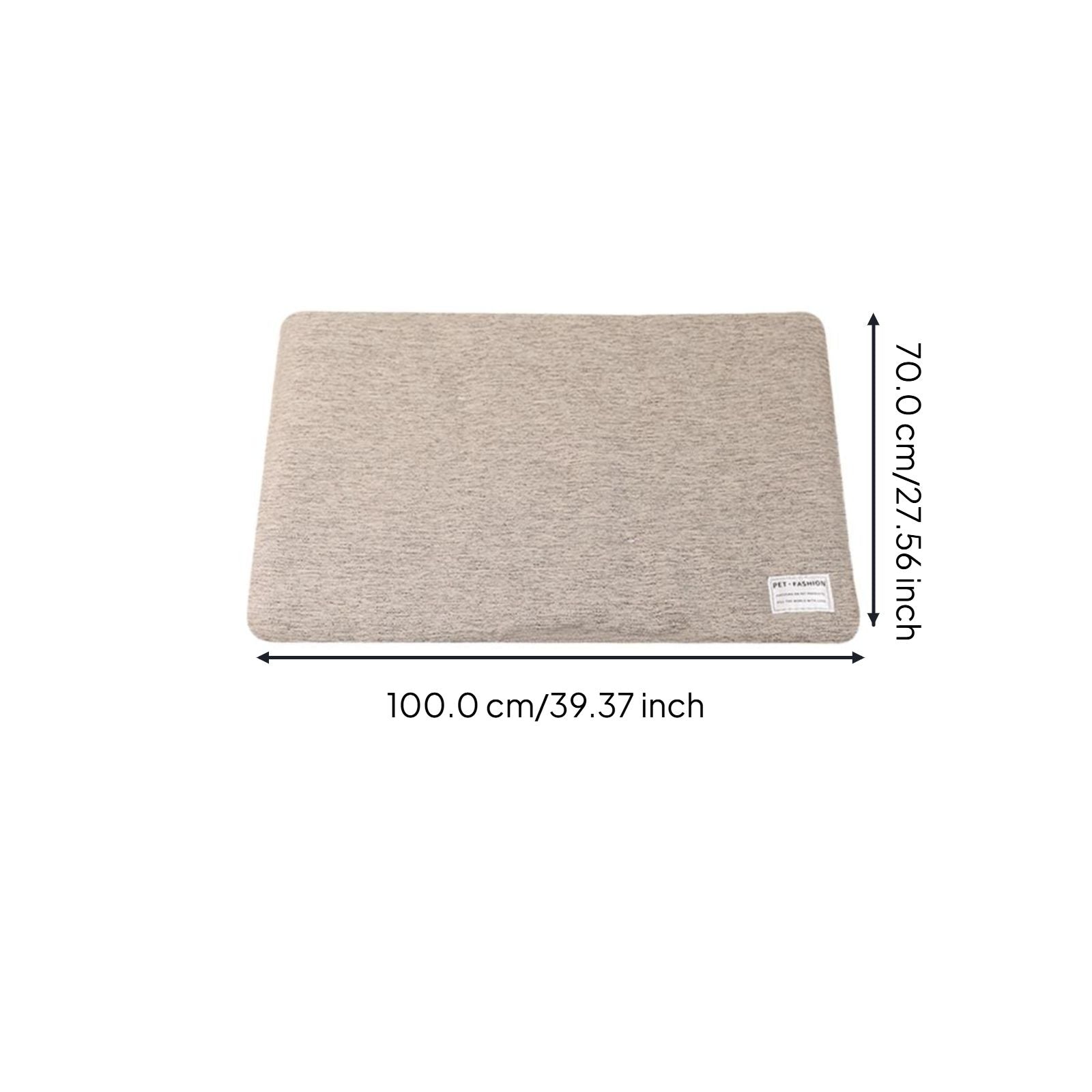 Dog Bed Mat, Winter Warm Kennel Pad, Soft cleanable Pet Sofa, Suitable for Small, average, and Large Dogs and felines