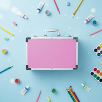 145 Pieces 145 Piece Art Set Great Gift Double Layer Painting Box Portable Art Studio Case for Students, Kids