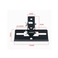 Speaker Hanging Bracket Long-Lasting Speaker Hanger Mount Black for KTV Users