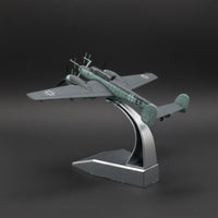 1:100 Scale Model Airplane Gift Idea WW2 Fighter Aircraft Model Detailed Finish Collectible for Cabinet