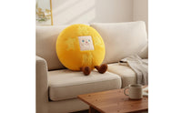 Fortunate Ingot Soft Pillow Squishy Cartoon Wealth Cushion Easy to Clean