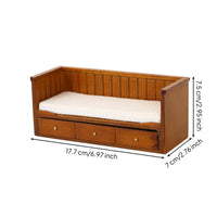 1/12 Scale Dollhouse Bed Slat Detail Dollhouse Miniature Bed Drawer Front
