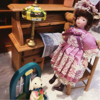 Poseable Miniature Doll Figures 1:12 Scale Articulated Doll Figure Posable