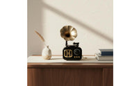 Vintage Gramophone Music Box Nostalgic Charm Retro Vinyl Disc Player Ornament
