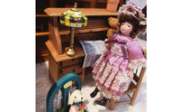 Poseable Miniature Doll Figures 1:12 Scale Articulated Doll Figure Posable