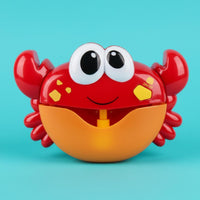 Musical Crab Bath Toy Plays Music Crab Bubble Machine Single-Button Operation