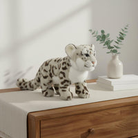 Realistic Arctic Leopard Stuffed Cuddly Arctic Leopard Stuffed