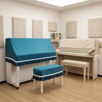 Piano Dust Cover Navy Electric Piano Cover Easy to Clean Music Accessory