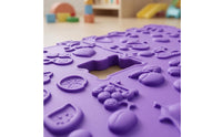 8 Pieces Sensory Foot Mat Raised Silicone Massage Mat Easy to Clean