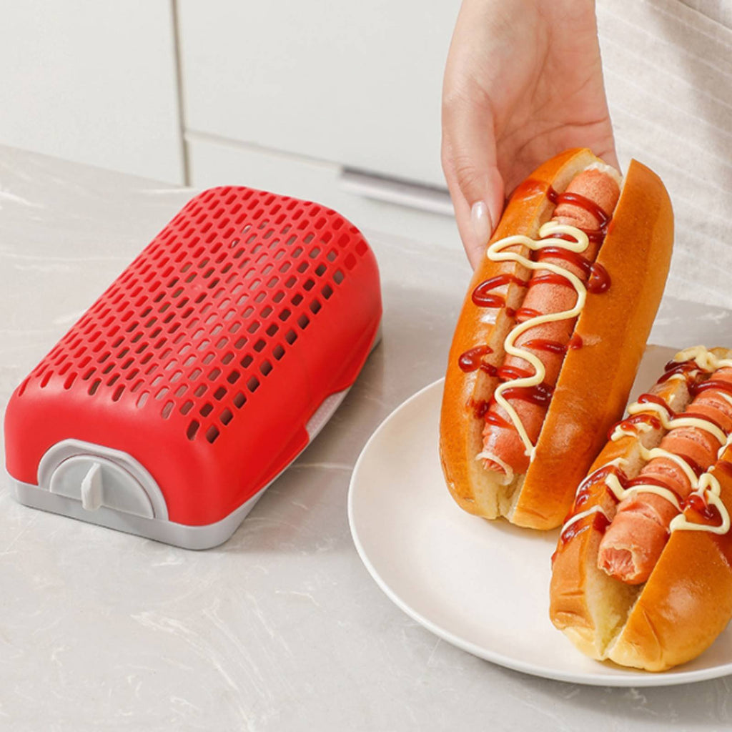 Microwave Hot Dog Mold Easy to Use Sausage Scoring Tool Even Heating for Office