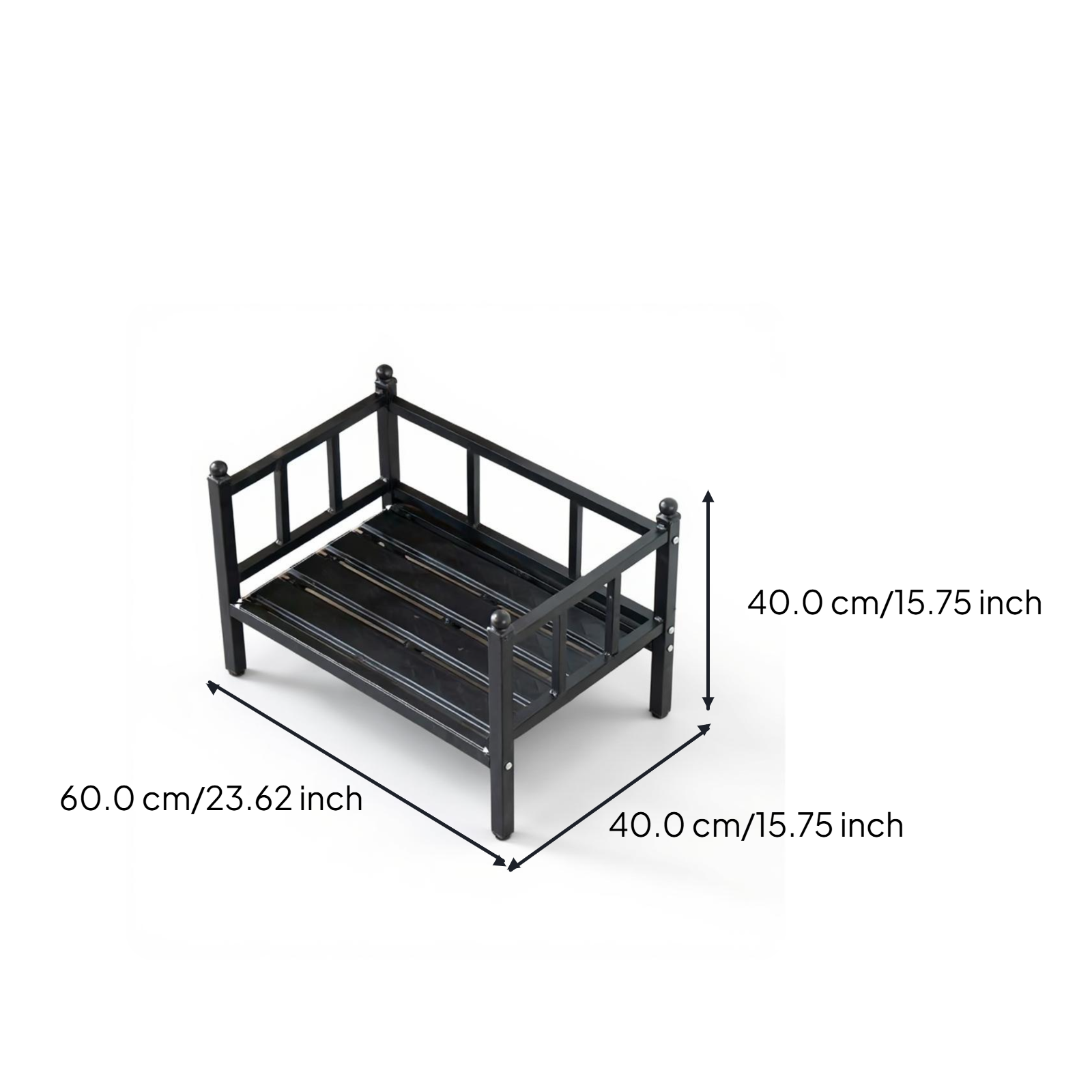 Elevated Dog Bed, Cooling Pet Cot, Portable Raised Bed