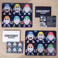Robot Face Battle Game Early Learning Wooden Expression Matching Game 3+ for Kids