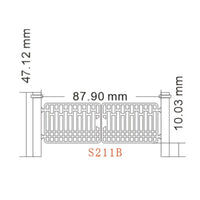 Model Railway Gate Authentic Looking Locomotive Yard Entrance Miniature Scene