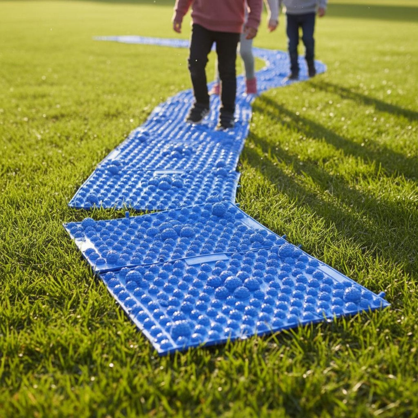 Sensory Stepping Mat Outdoor Use Acupressure Mat Non-Slip Bottom for Children
