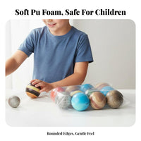Squeezable Solar System Stress Balls Educational Squishy Toys Slow Rising for Students, Teachers, Classroom, Science Projects, Office