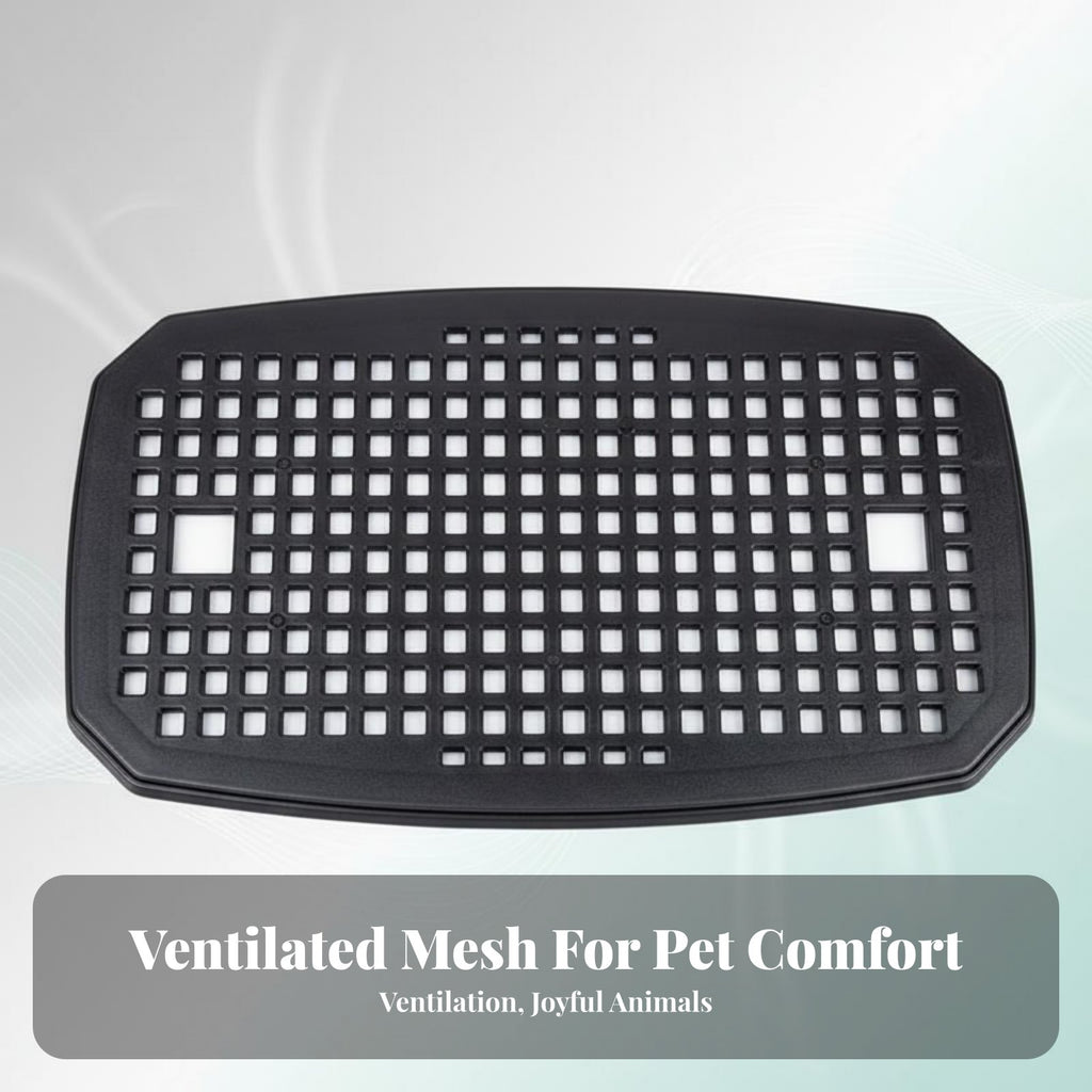 Pet Carrier Mesh Tray Elevated Crate Floor Crate Floor Mat Paws Pet Cage Mesh Tray for Cat Owners, Airline Travel
